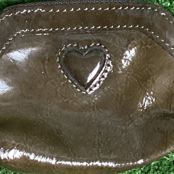 Brighton Coin Purse Patent Leather Zip Closure - Picture 2 of 7
